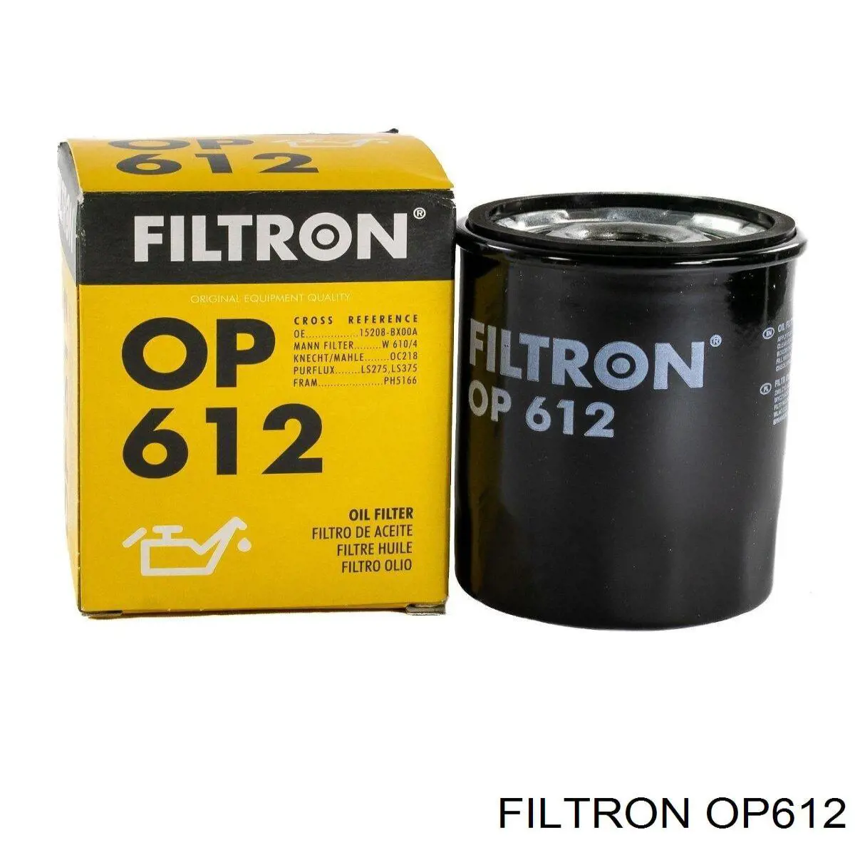 OP612 Filtron filtro de aceite
