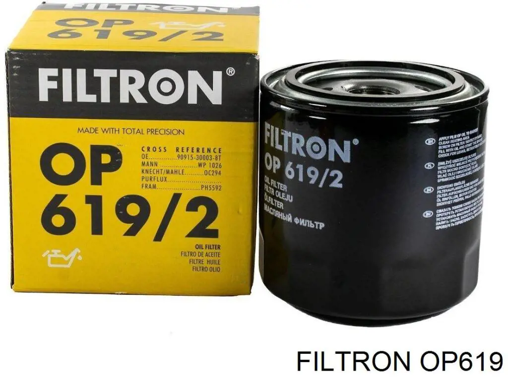 OP619 Filtron filtro de aceite