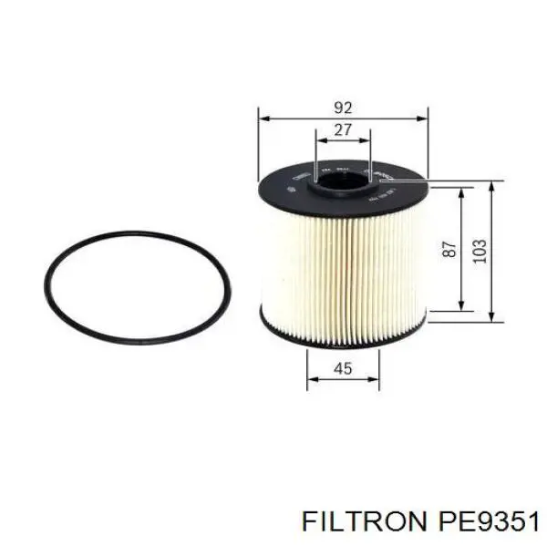 PE9351 Filtron filtro combustible