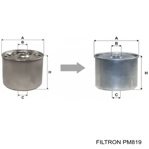 Filtro combustible Filtron PM819 precio, desde 3,17 EUR