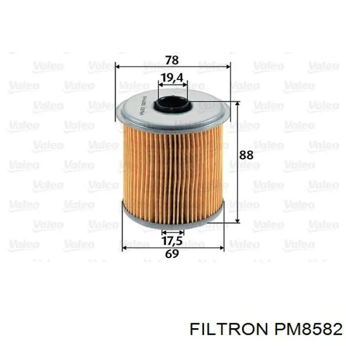 PM8582 Filtron filtro combustible