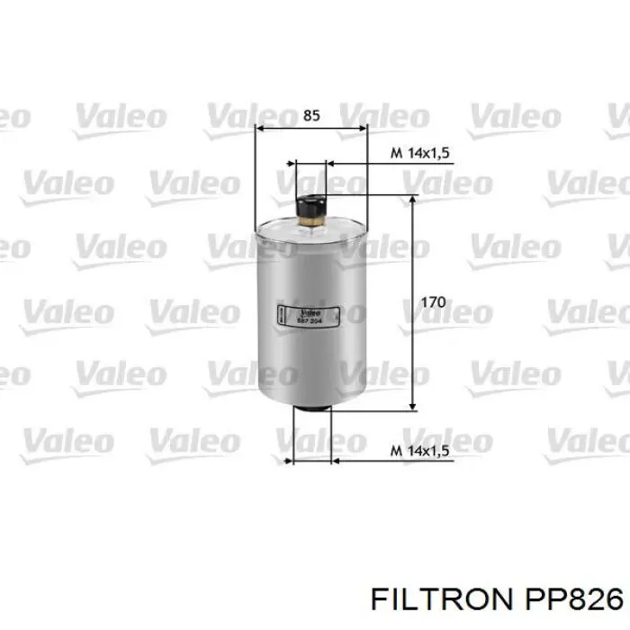 Filtro combustible Filtron PP826 precio, desde 19,74 EUR