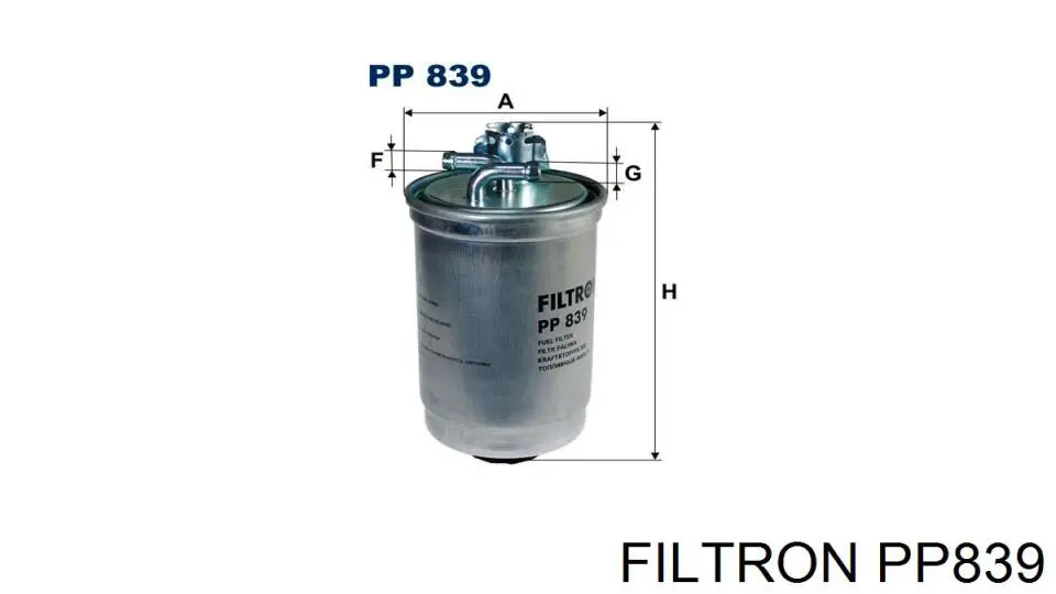 PP839 Filtron Filtro de gasolina