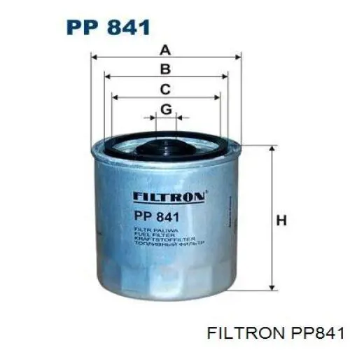 PP841 Filtron filtro combustible