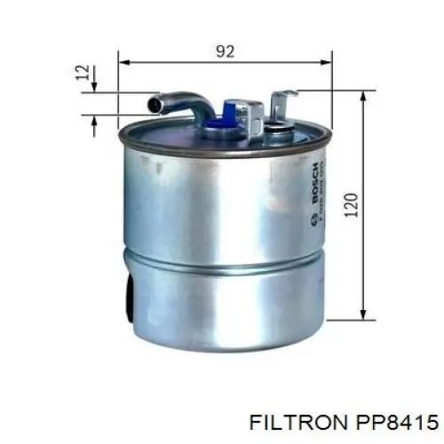 PP8415 Filtron filtro combustible