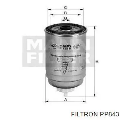 PP843 Filtron filtro combustible