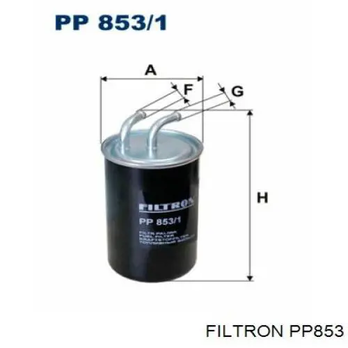 Filtro combustible Filtron PP853 precio, desde 11,10 EUR