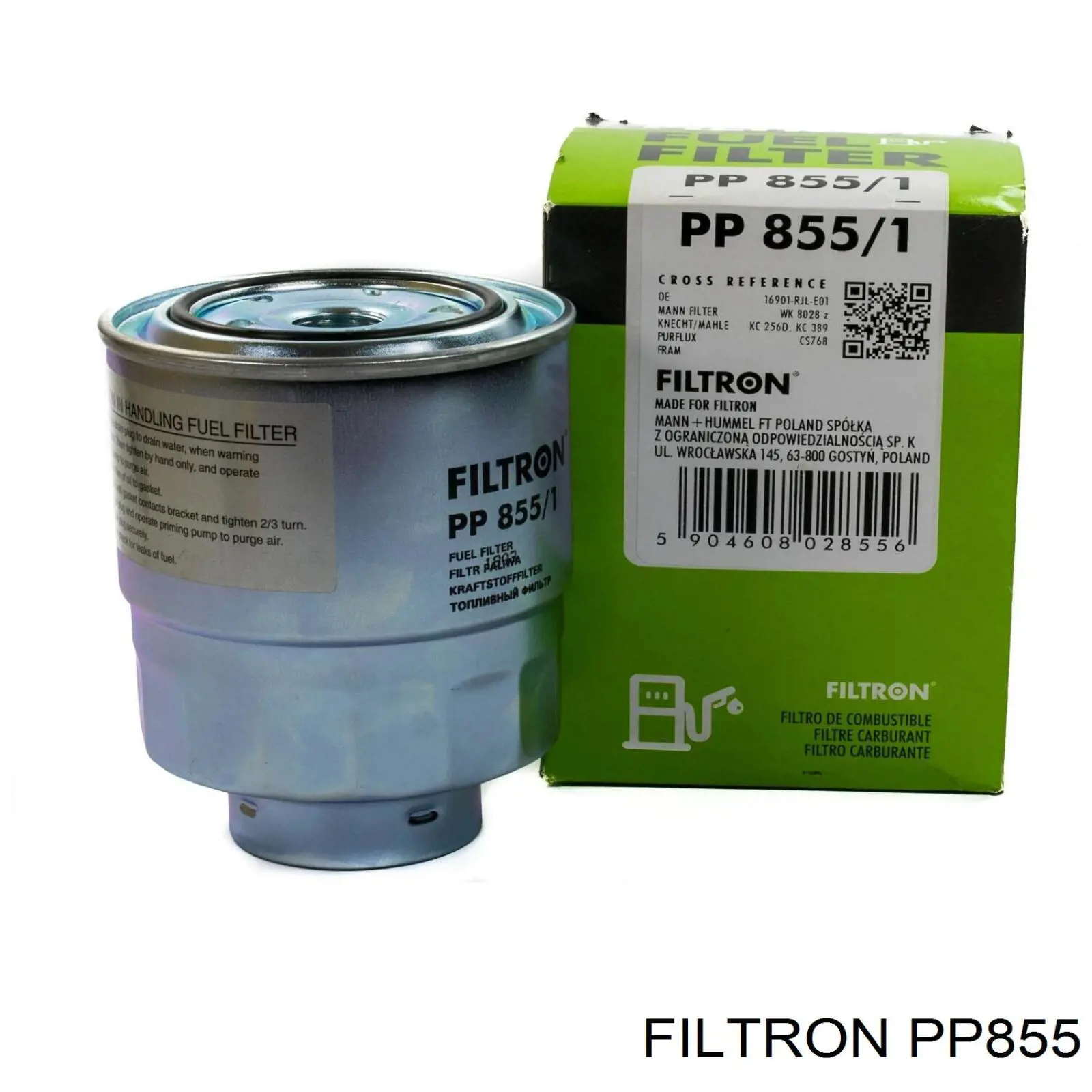 PP855 Filtron filtro combustible