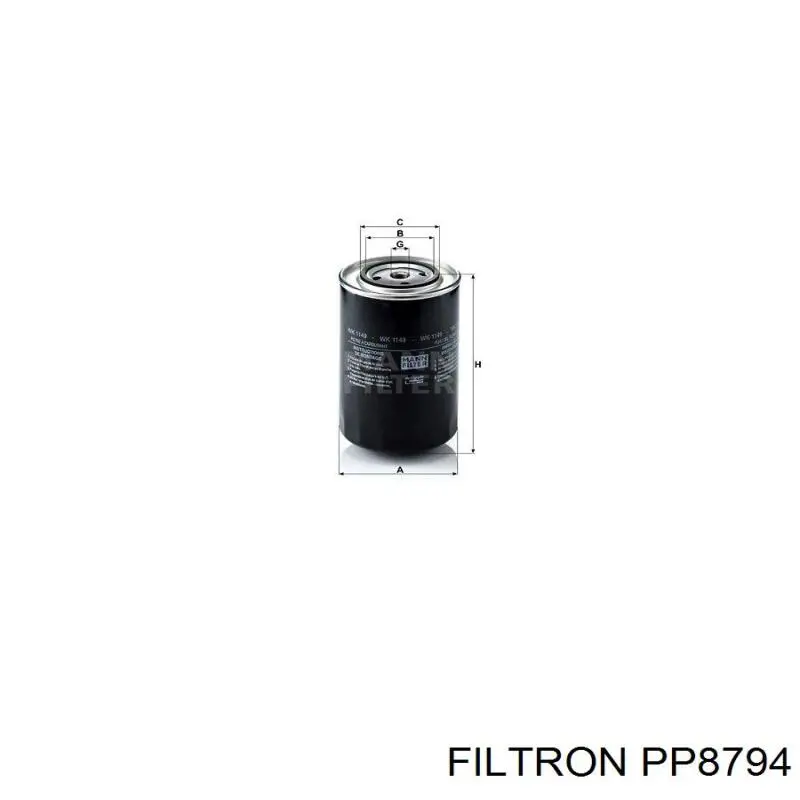 PP8794 Filtron filtro combustible