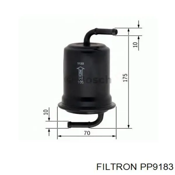 PP9183 Filtron filtro combustible