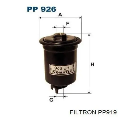 PP919 Filtron filtro combustible