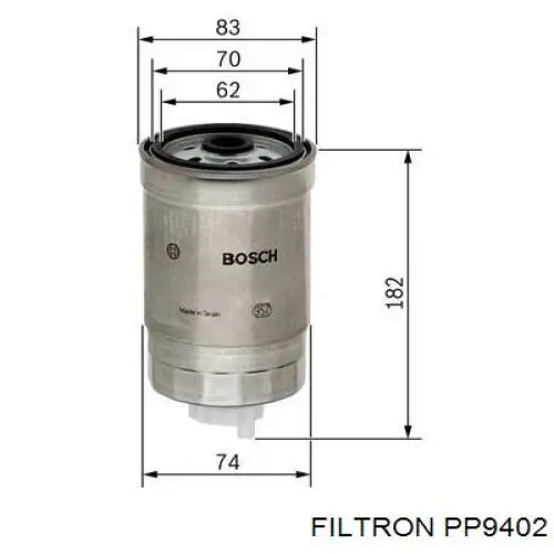 PP9402 Filtron filtro combustible