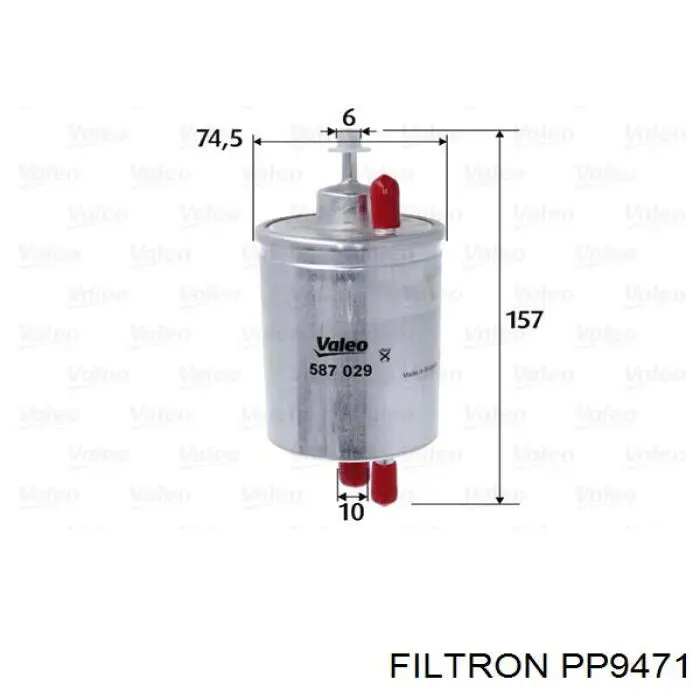 PP9471 Filtron filtro combustible