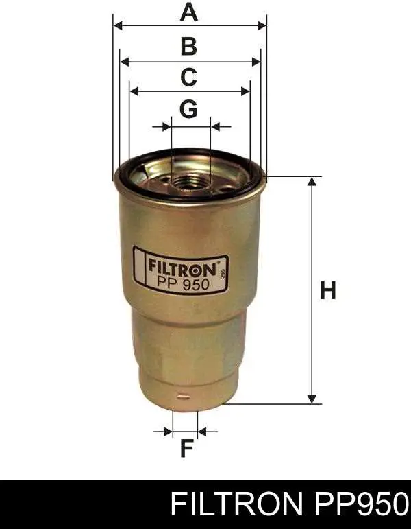Comprar PP950 Filtron Filtro diesel