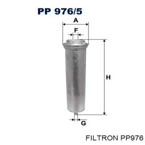 PP976 Filtron filtro combustible