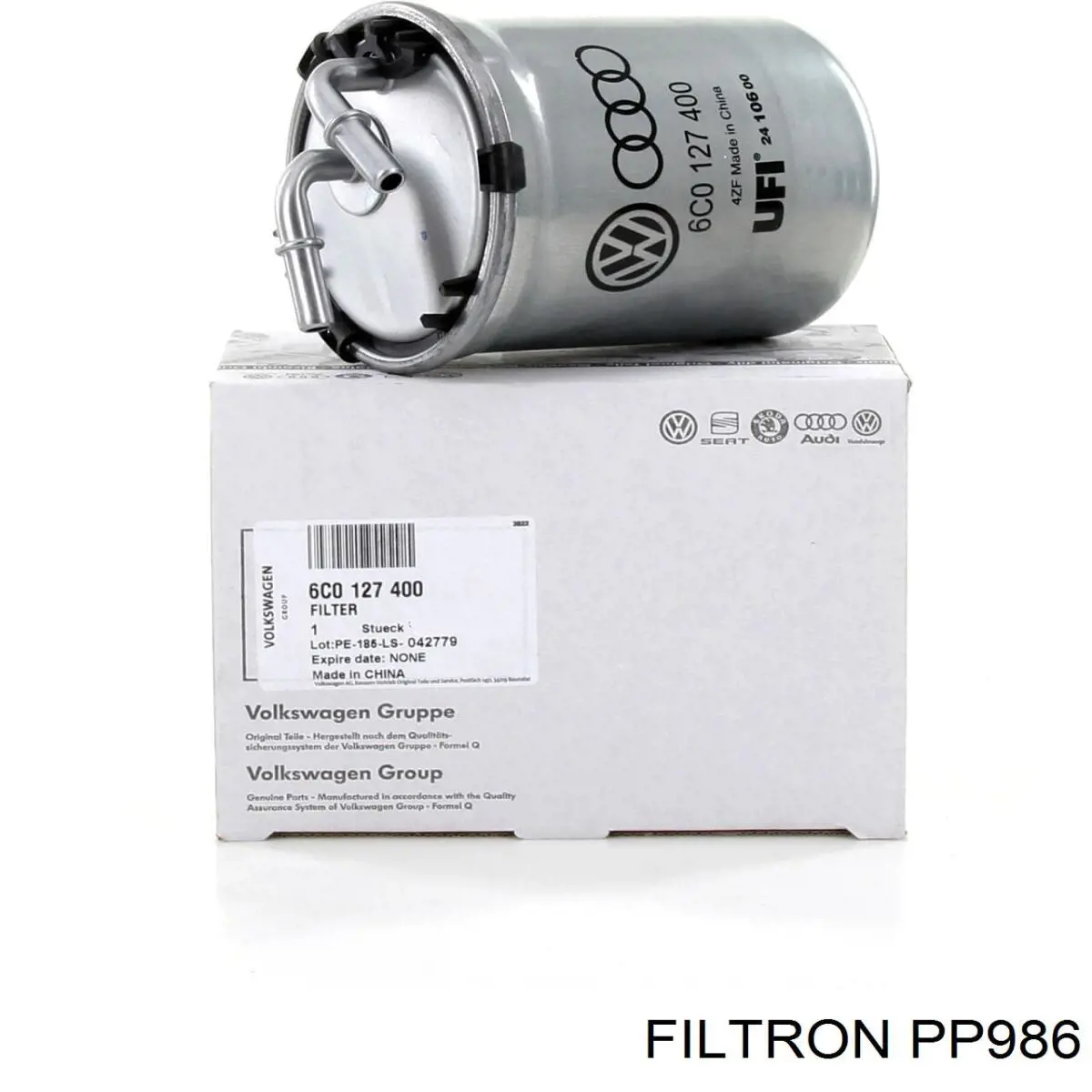 Filtro de gasoil Filtron PP986