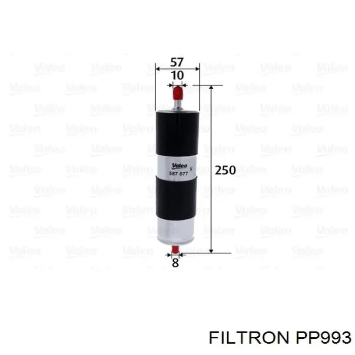Filtro combustible Filtron PP993 precio, desde 22,20 EUR