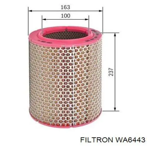 WA6443 Filtron filtro de aire