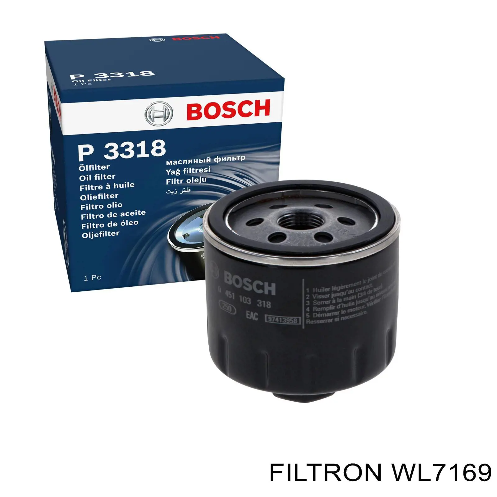 WL7169 Filtron filtro de aceite