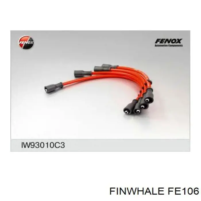 FE106 Finwhale juego de cables de encendido