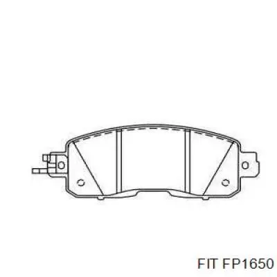 FP1650 FIT pastillas de freno delanteras