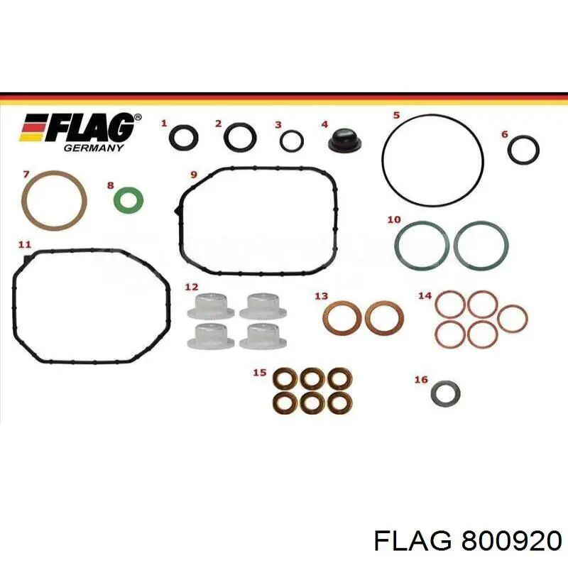 Kit de reparación de bomba de alta presión Flag 800920 precio, desde 13,96 EUR