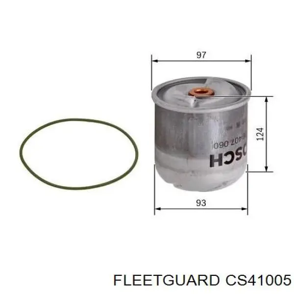 CS41005 Fleetguard filtro de aceite