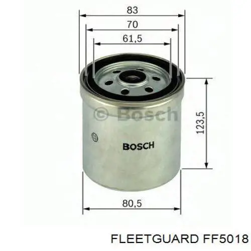 FF5018 Fleetguard filtro de combustible