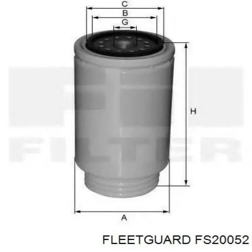 Filtro combustible Perkins 2656F853 precio, desde 33,90 EUR
