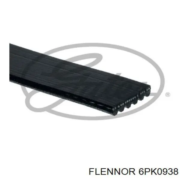 6 PK 0938 Flennor correa trapezoidal