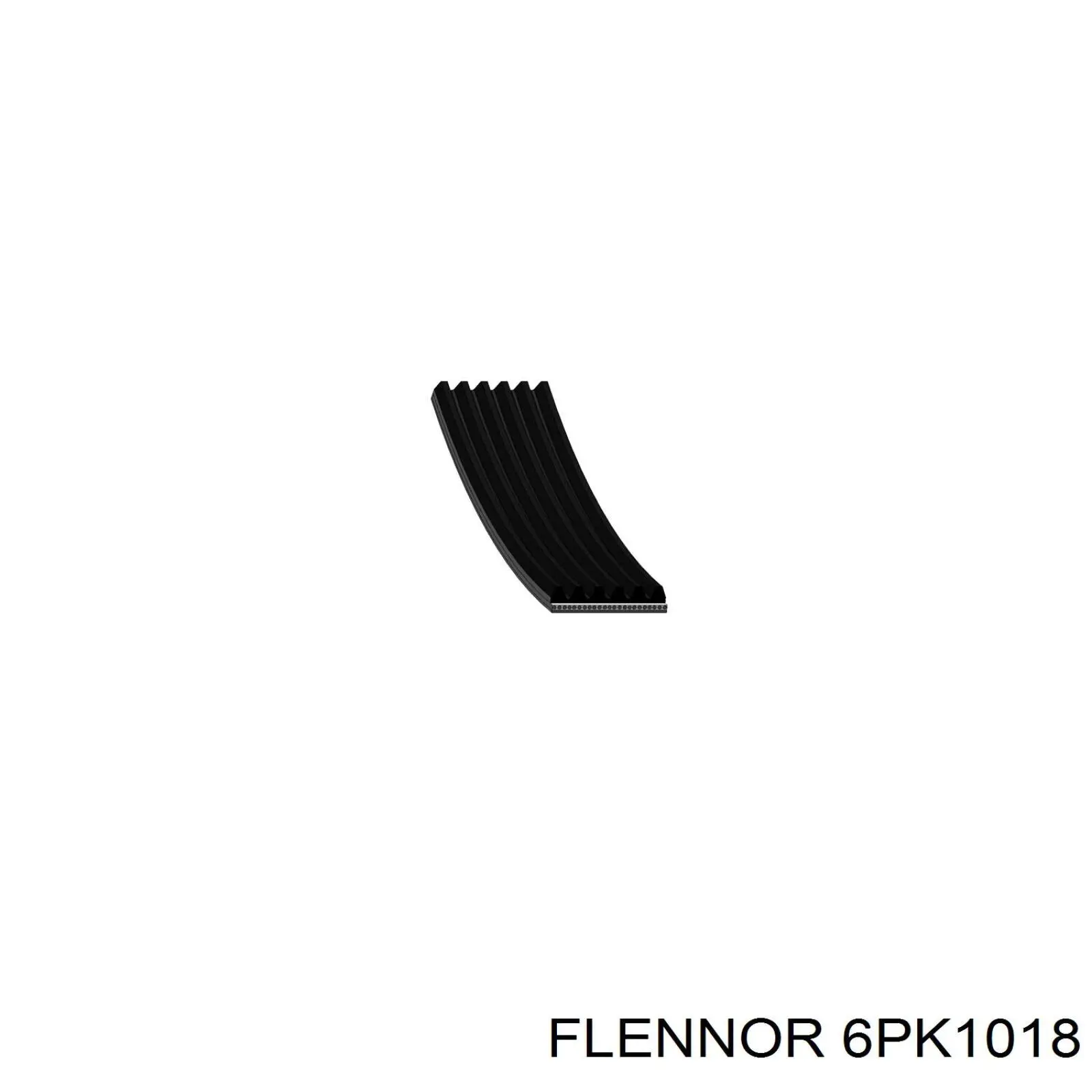 6PK1018 Flennor correa trapezoidal