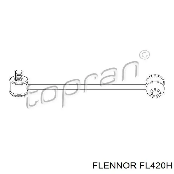 FL420-H Flennor soporte de barra estabilizadora trasera