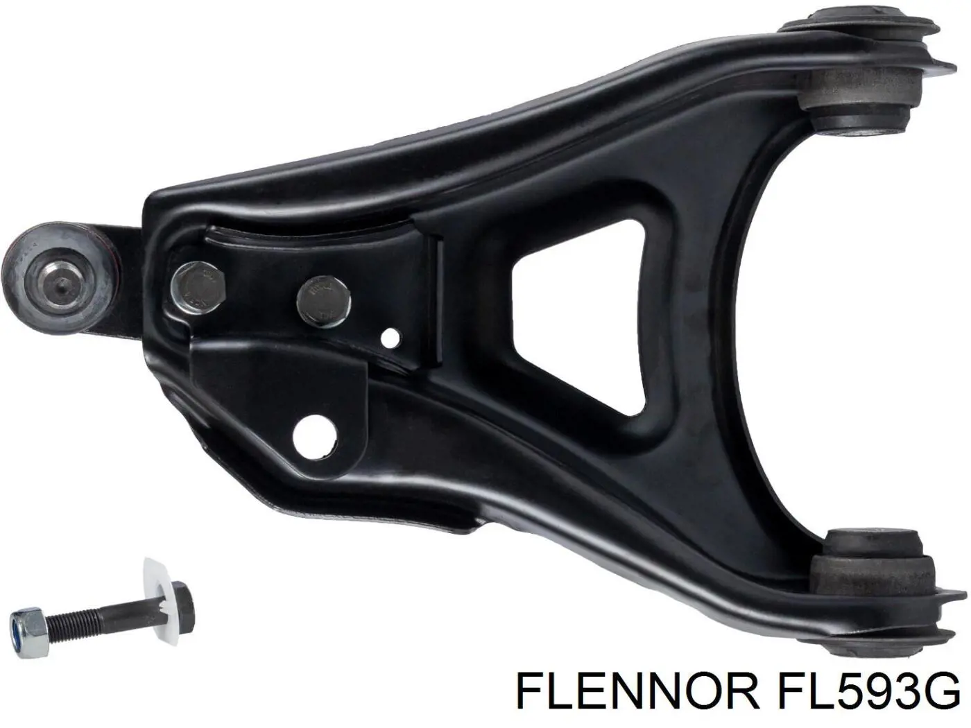 FL593G Flennor barra oscilante, suspensión de ruedas delantera, inferior izquierda