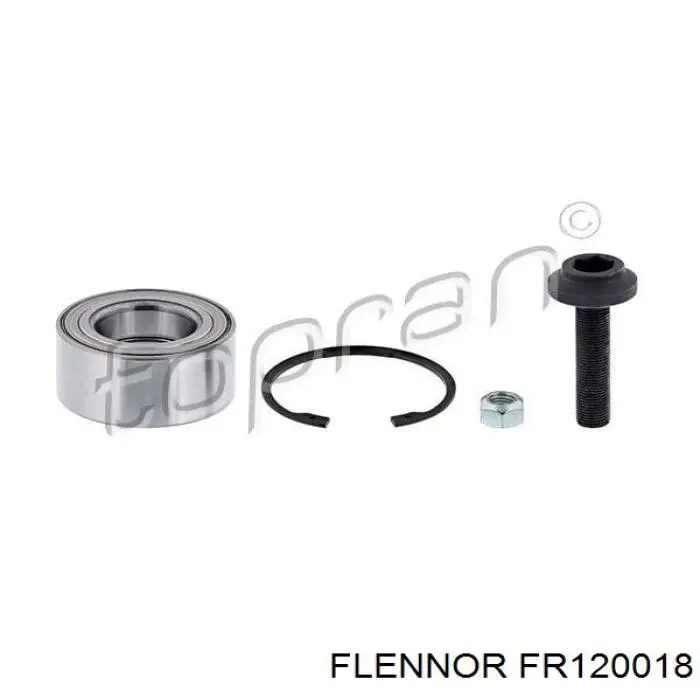 FR120018 Flennor cojinete de rueda delantero