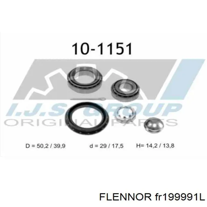 Cojinete de rueda trasero Volkswagen Jetta 2 19E, 1G2, 165, 167