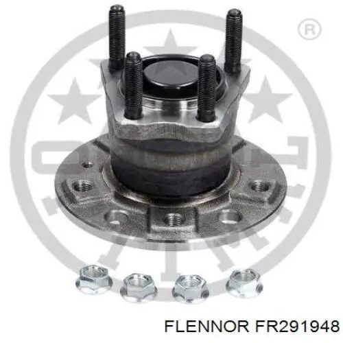 FR291948 Flennor cubo de rueda trasero