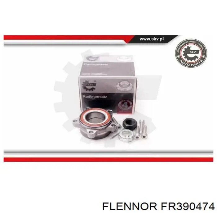 FR390474 Flennor cojinete de rueda delantero