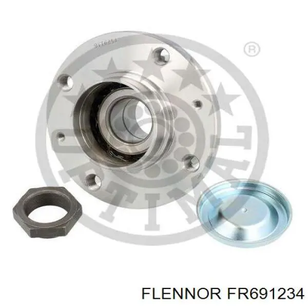 FR691234 Flennor cubo de rueda trasero