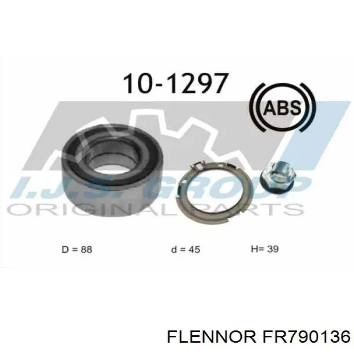 Cojinete de rueda delantero Renault Espace 4 JK0