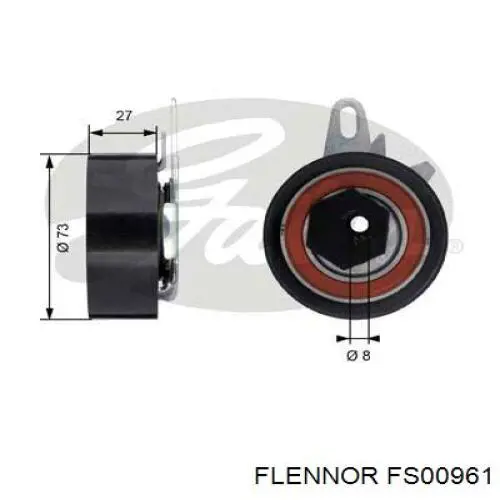 Tensor correa distribución 531027430 LUK