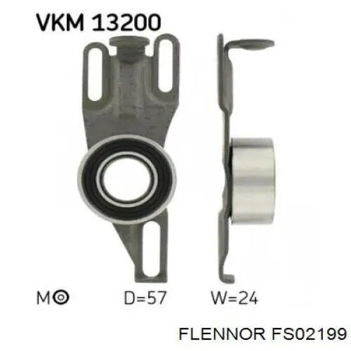 FS02199 Flennor rodillo, cadena de distribución