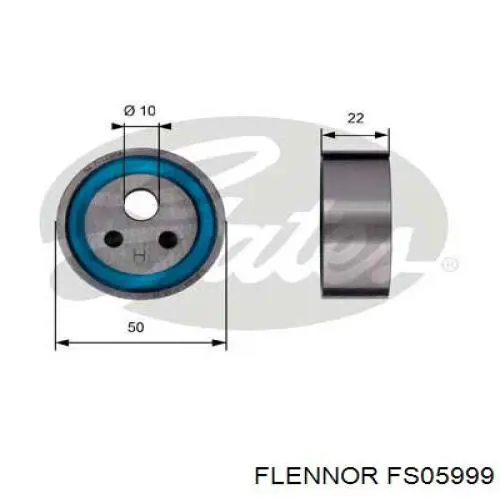 FS05999 Flennor rodillo, cadena de distribución