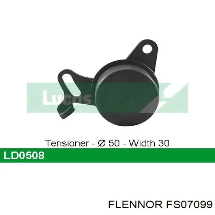 FS07099 Flennor rodillo, cadena de distribución