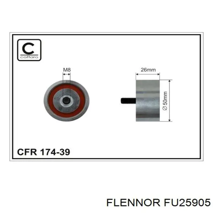 7700867985 Renault (RVI) polea inversión / guía, correa poli v