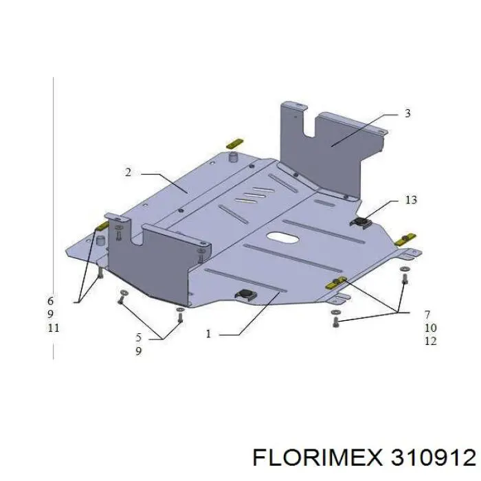 310912 Florimex Protección de cárter