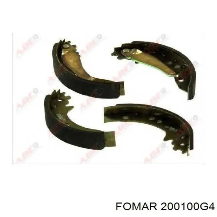 Zapatas de freno 200100G4 Fomar Roulunds