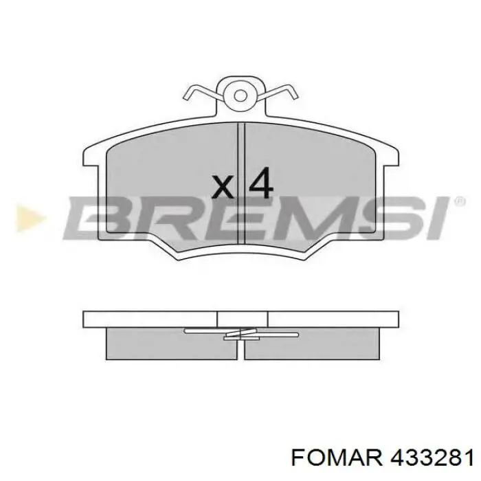 Pastillas de freno delanteras Seat Toledo 1 1L