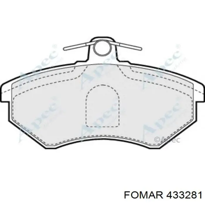 Pastillas de freno delanteras Seat Toledo 1 1L