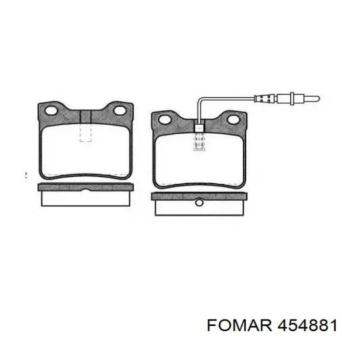 Comprar BDS168 Starline Pastillas de freno traseras