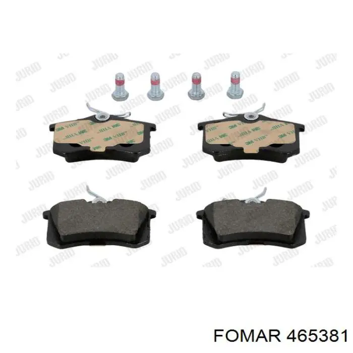 Comprar 465381 Fomar Roulunds Pastillas de freno traseras